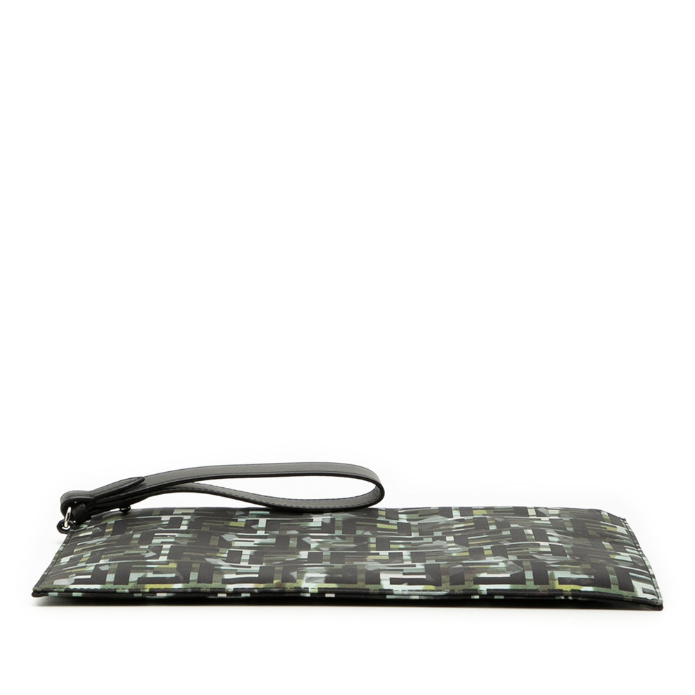 Pre-Loved Fendi FF 1974 Nylon Camouflage Clutch - Picture 3 of 7